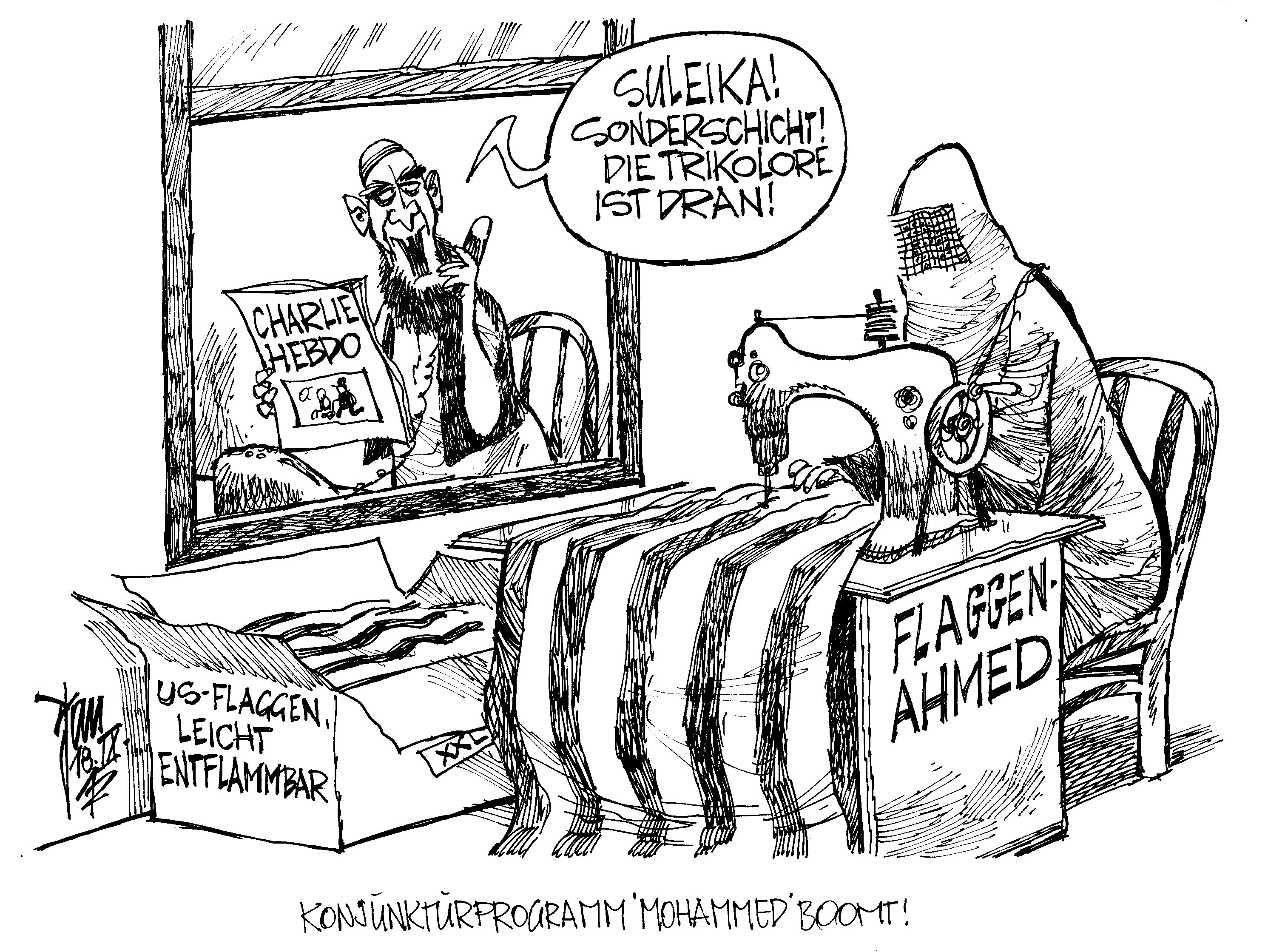 Mohammed Karikatur