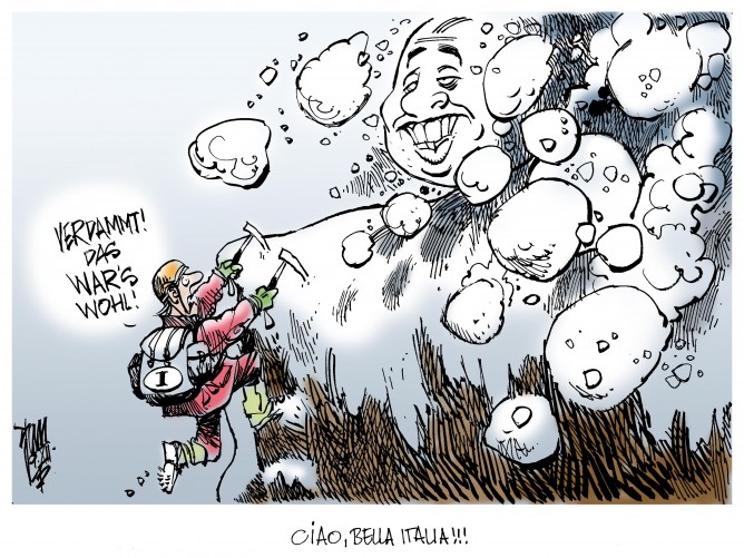 Italien-Wahl 2013: Mario Monti will aufgeben und Silvio Berlusconi will zum fünften Mal Premier werden, nach über fünfzig Misstrauensvoten!!!