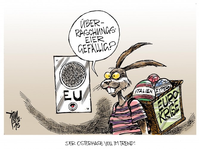 Euro-Krise: Noch jede Menge Überraschungseier im Körbchen
