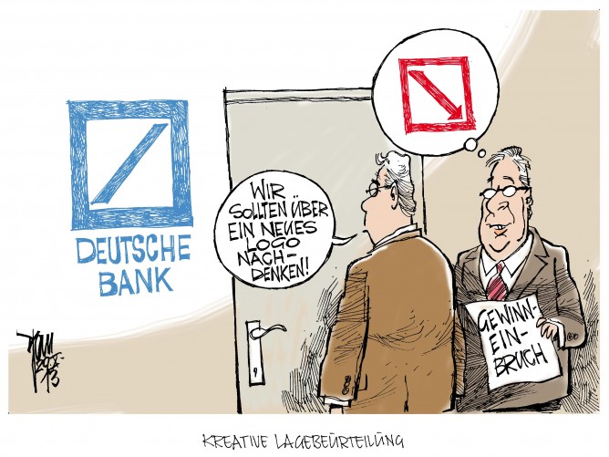 Deutsche Bank: Gewinneinbruch um 94%. Für Rechtsstreitigkeiten mussten Milliardenschwere Rückstellungen getätigt werden.