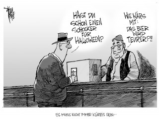 Halloween: Pünktlich zu Halloween werden steigende Bierpreise angekündigt