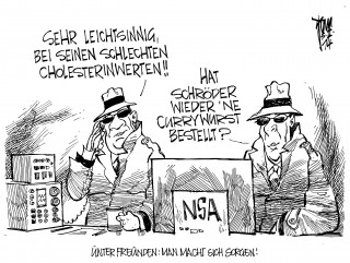 NSA-Affäre: Auch Altbundeskanzler Schröder wurde von der NSA abgehört. Dem NDR liegt ein Snowden-Dokument vor .