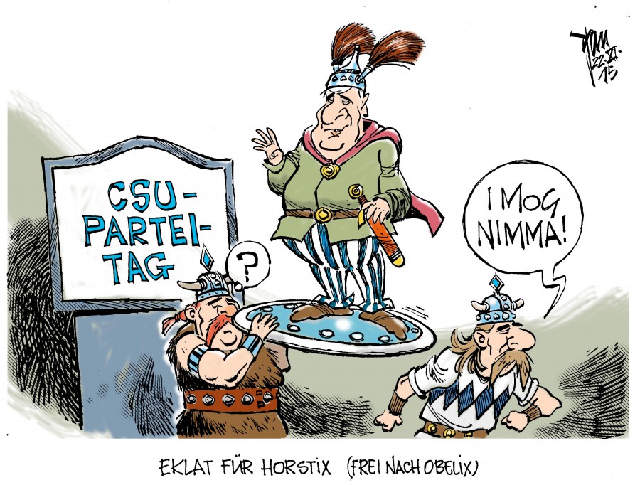 CSU verpasst Seehofer Denkzettel Archives - Janson-Karikatur