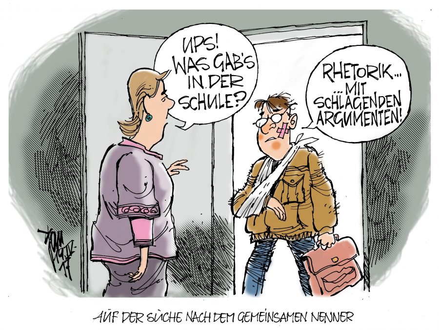 Gewalt an Schulen Archives JansonKarikatur