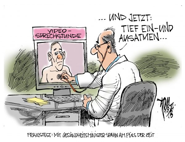 Telemedizin Archives - Janson-Karikatur