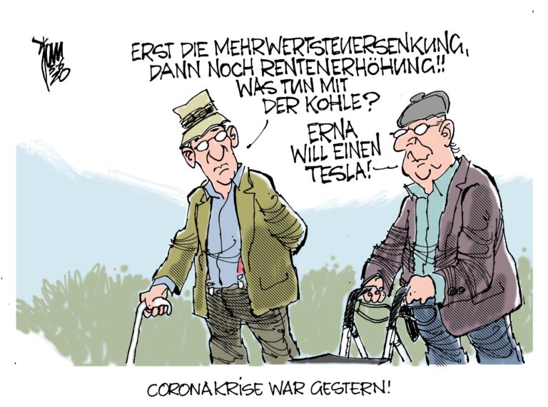 Rentenerhöhung Archives - Janson-Karikatur