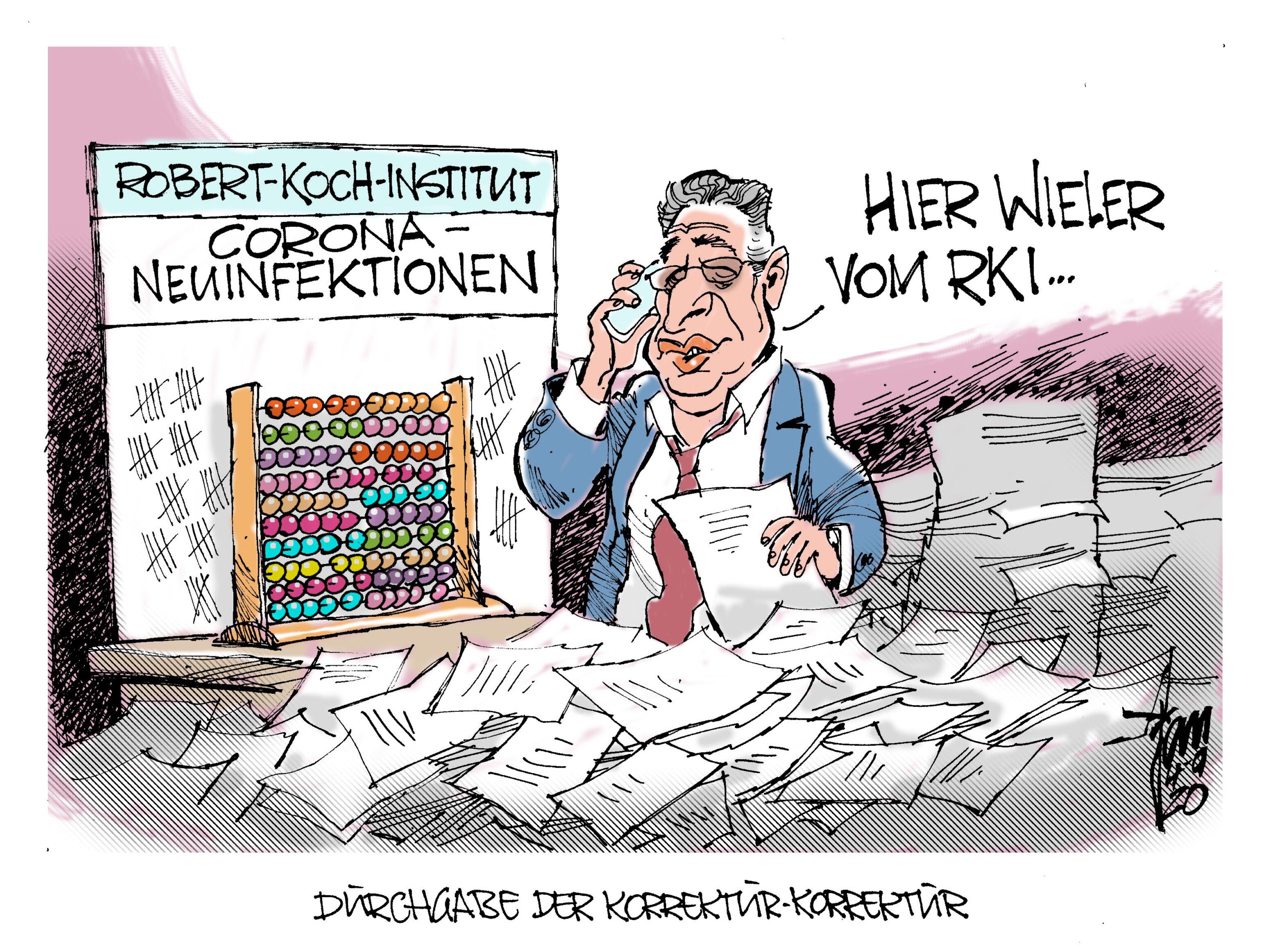 RKI-Präsident Wieler Archives - Janson-Karikatur