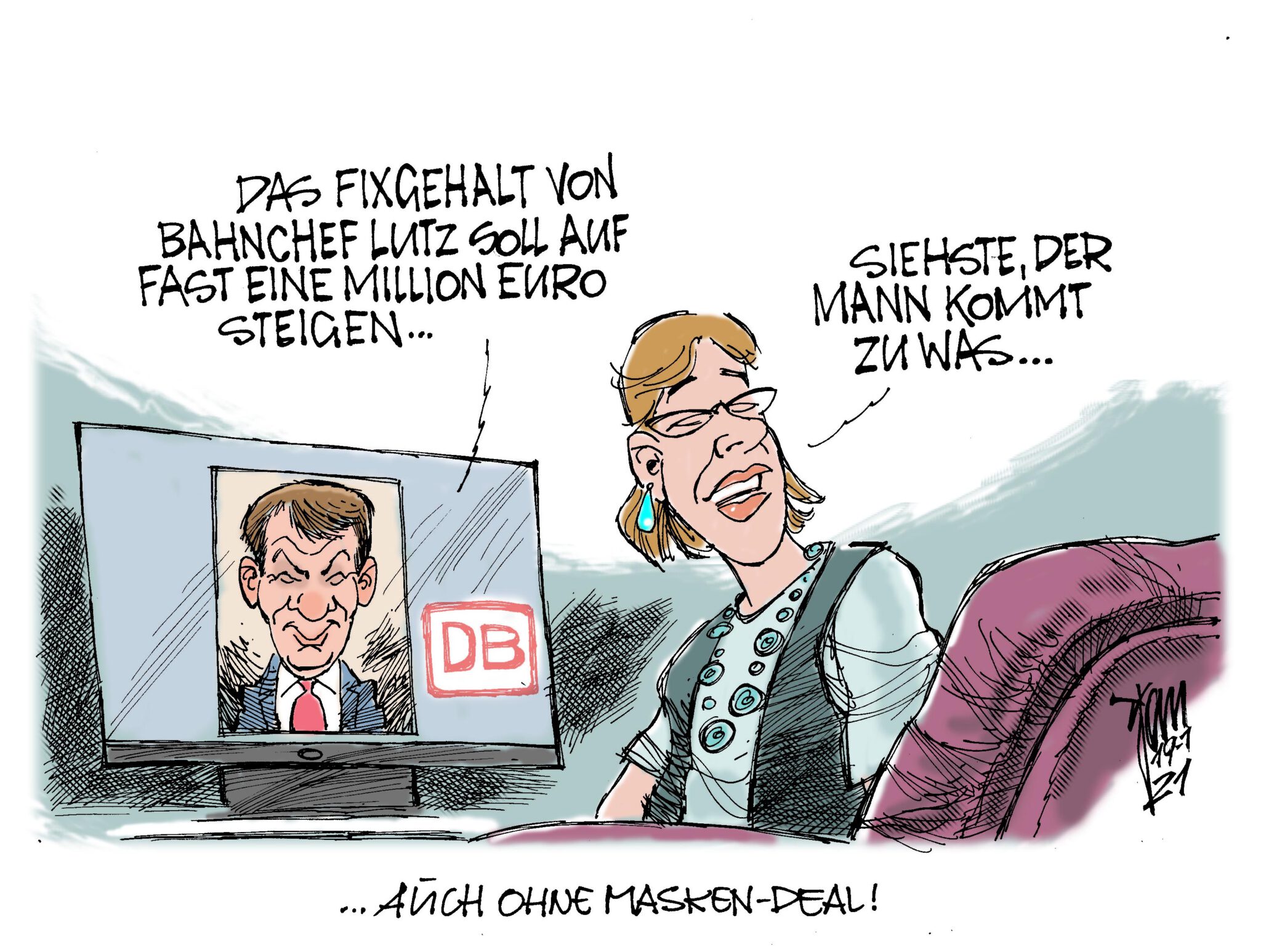 Deutsche Bahn Archives JansonKarikatur